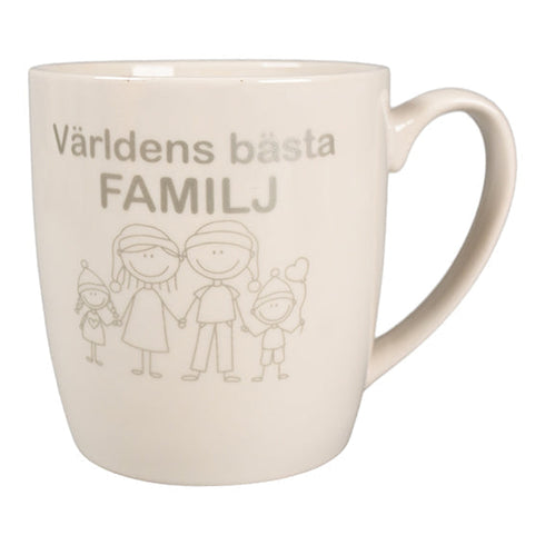 Mugg Världens Bästa Familj